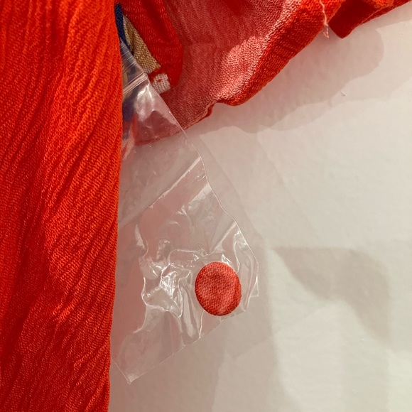 Modcloth 1x Floral Crop Tie Blouse - Picture 3 of 5